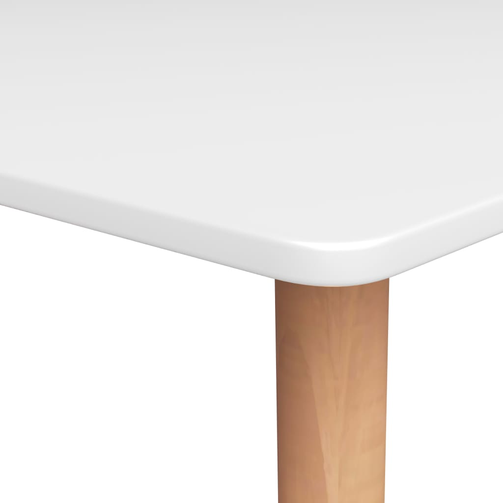 bar Set White table top pine leg