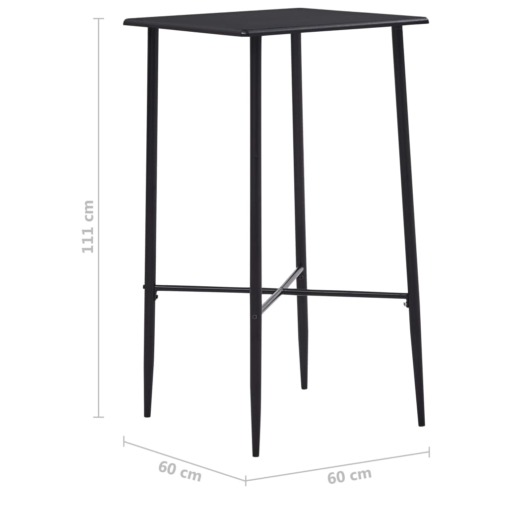 bar table - black