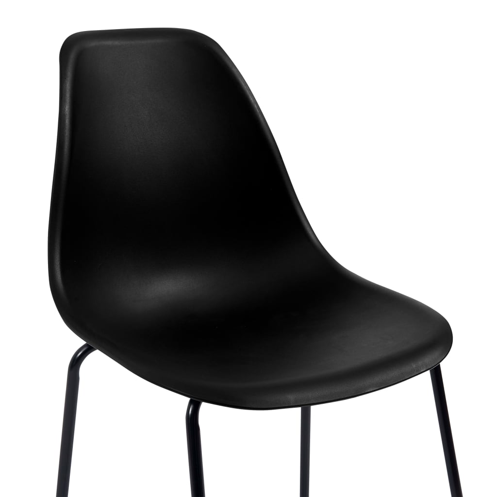 black bar stool - plastic