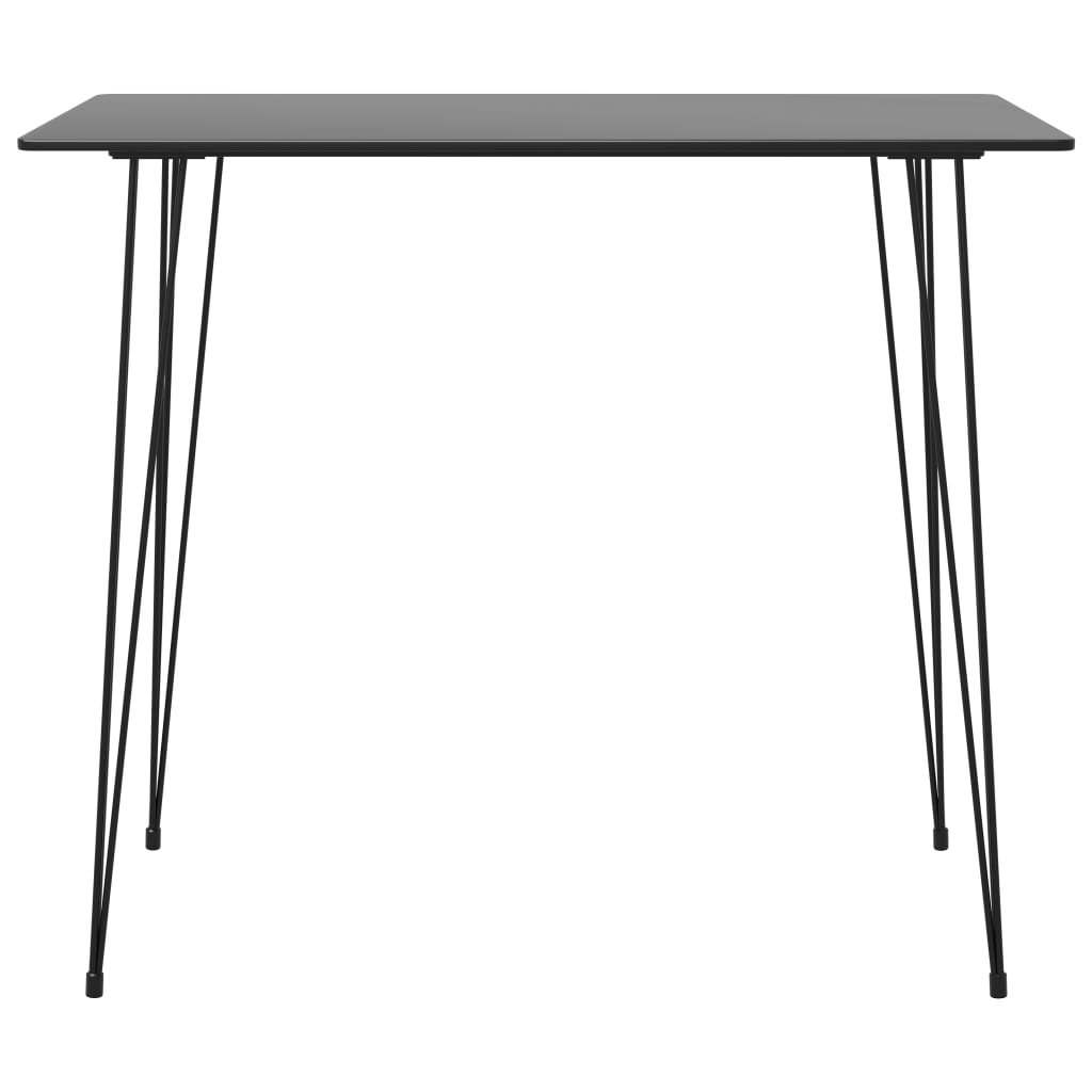 black table