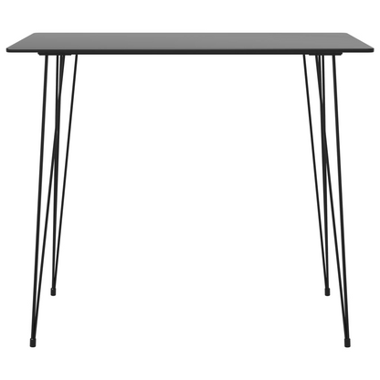 black table