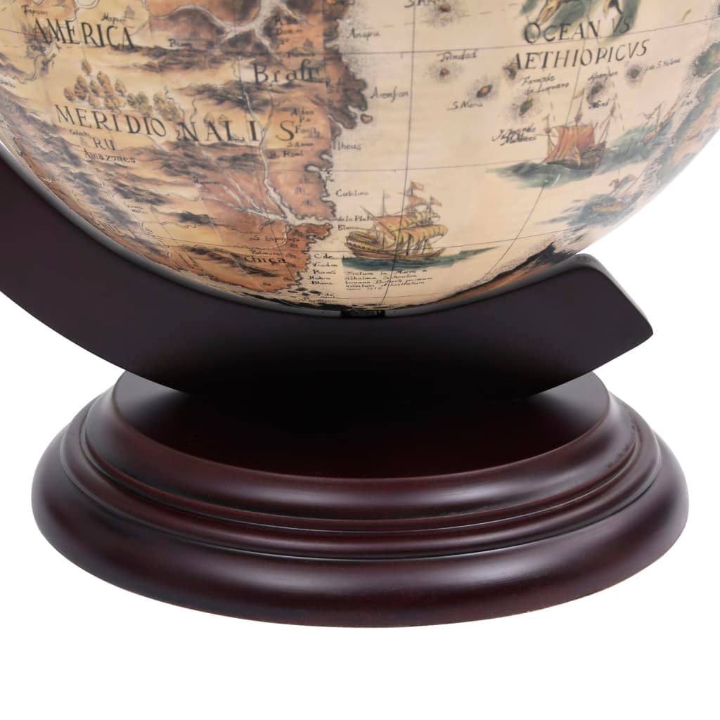 drink cabinet Eucalyptus Wood White - Table shaped Globe 