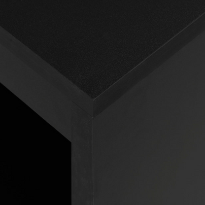 sleek Shelf Black with Bar Table