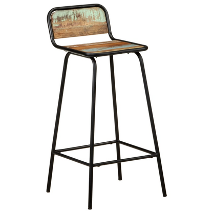 vintage Chairs 4 pcs Solid black legs