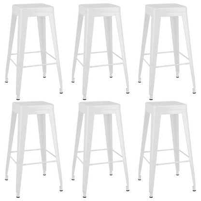 white stools for bar