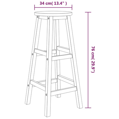 wood Solid table set and stool