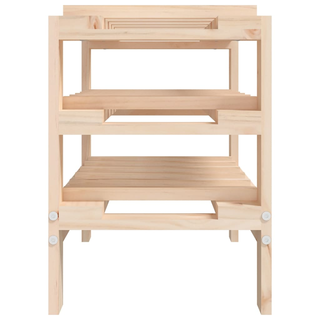 wooden Wine Rack 61.5x30x42cm